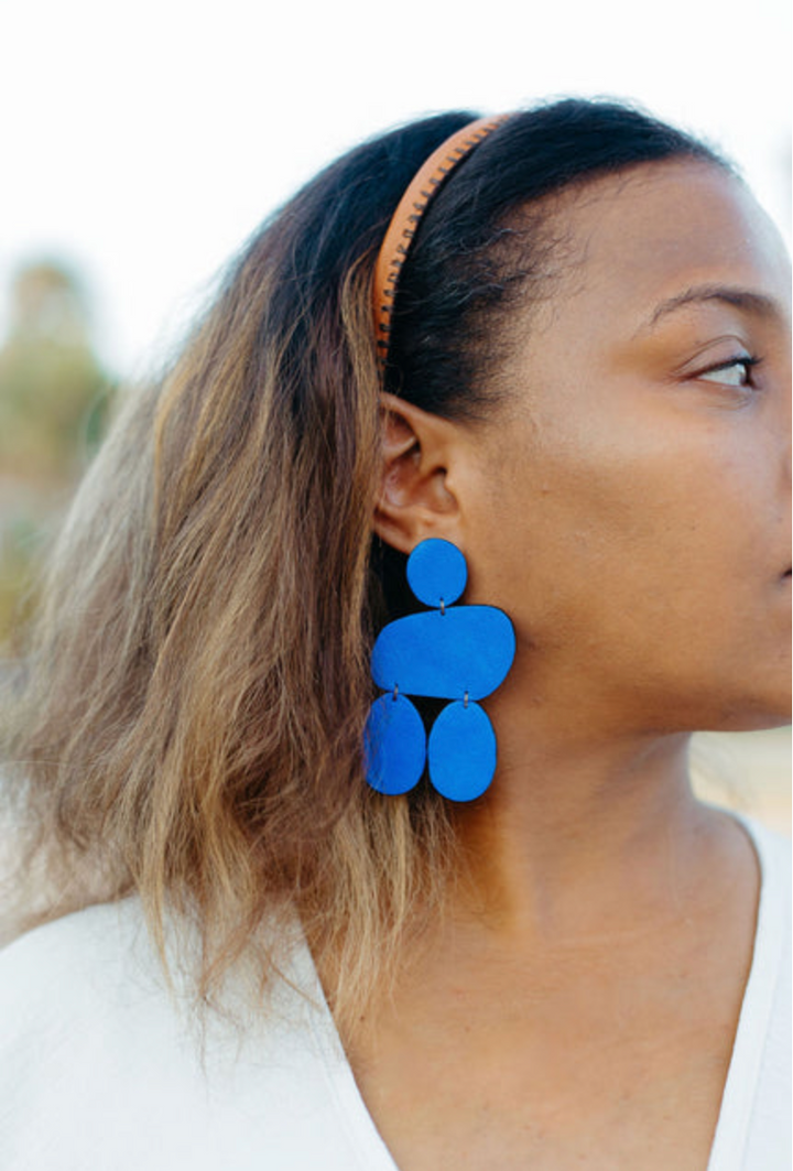 Katya Leather Earrings