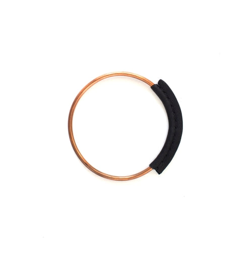 Copper + Leather Bangle