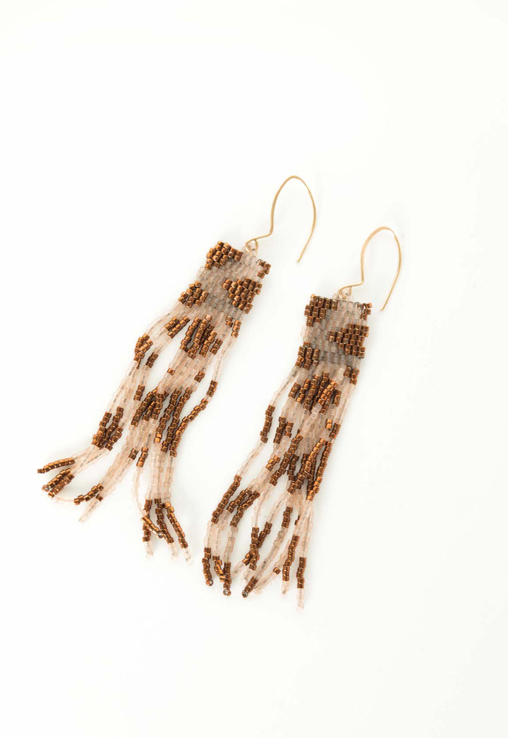 Tigresse Beaded Earrings