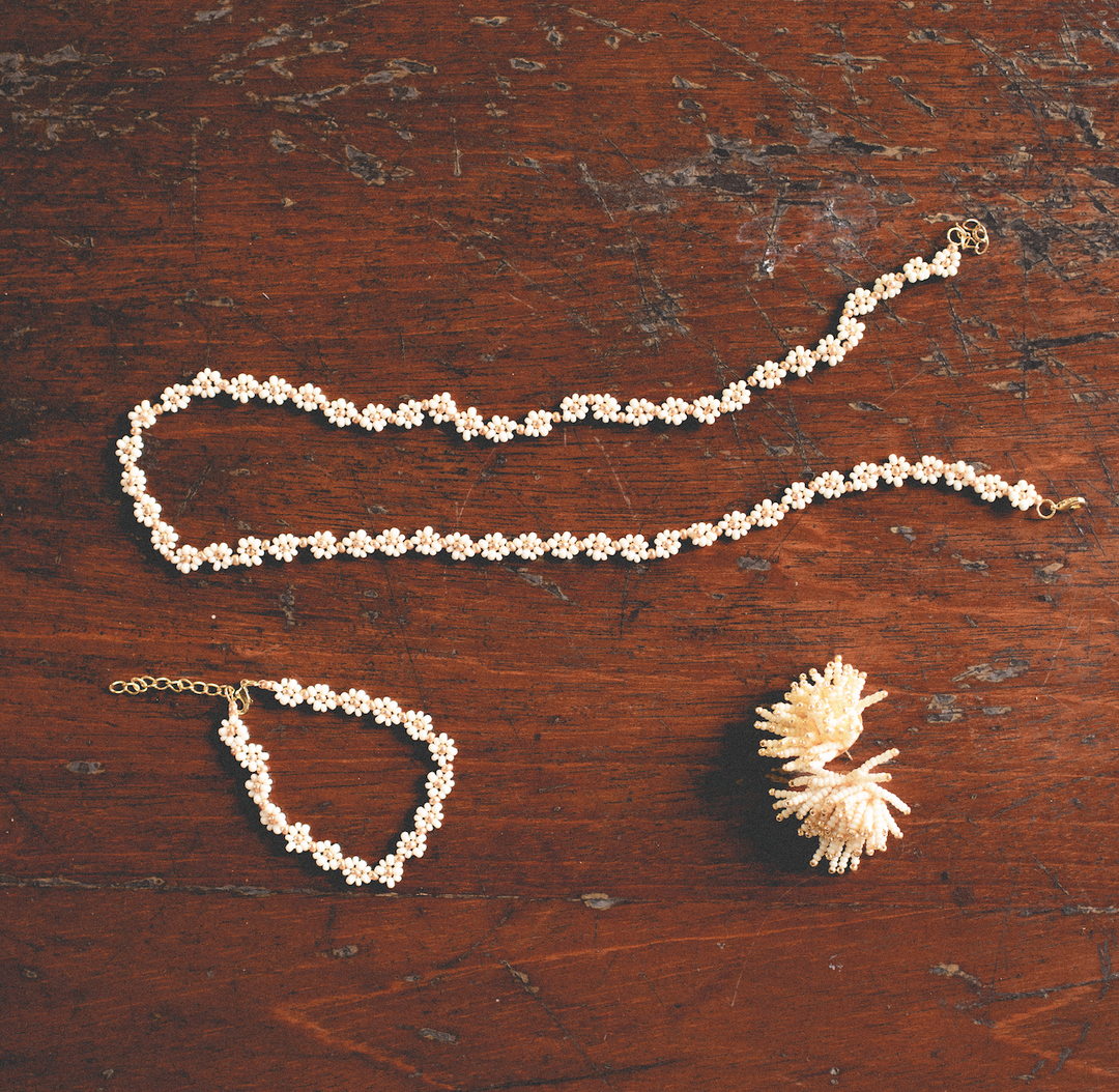 Beaded Fringe Earring